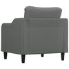 vidaXL Sill&oacute;n de tela gris oscuro 60 cm