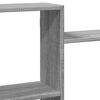 vidaXL Estante de pared madera ingenier&iacute;a gris Sonoma 159x18x65 cm