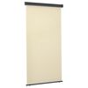 vidaXL Toldo lateral de balc&oacute;n color crema 125x250 cm