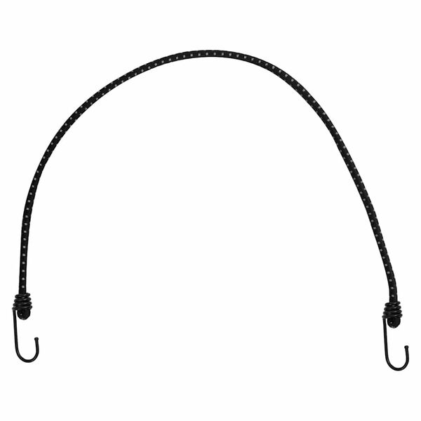 vidaXL Cuerdas elásticas con tiras reflectantes y ganchos 10 uds 88 cm