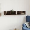 vidaXL Mueble de pared madera de ingenier&iacute;a marr&oacute;n roble 99x18x16,5 cm
