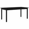 vidaXL Mesa de Caf&eacute; Roble Negro 100 x 50 x 45 cm Madera de ingenier&iacute;a