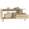 vidaXL Mesa de centro madera contrachapada roble Sonoma 90x49x45 cm
