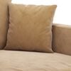 vidaXL Sillón de terciopelo marrón 60 cm