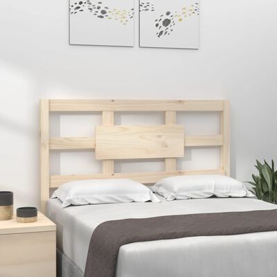 vidaXL Cabecero de cama madera maciza de pino 105,5x4x100 cm