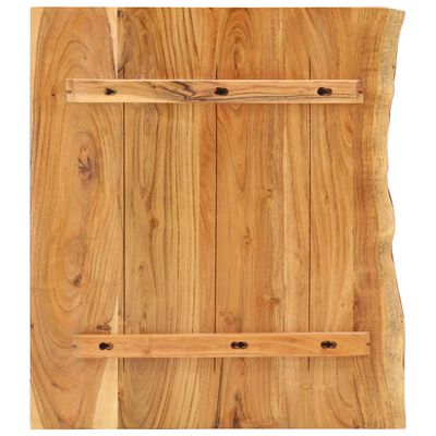 vidaXL Encimera para armario tocador madera maciza acacia 58x55x3,8 cm
