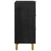 vidaXL Aparador de madera de ingenier&iacute;a negro 60x33x75 cm