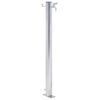 vidaXL Fuente de agua para jard&iacute;n acero inoxidable redonda 80 cm