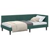 vidaXL Estructura de cama en esquina Verde oscuro 100 cm x 200 cm