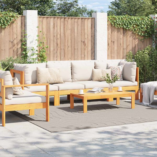 vidaXL Alfombras de &aacute;rea Cuadrado Crema 240 x 240 cm