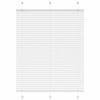 vidaXL Estor Plisado blanco 110x150 cm Tela Ancho 109,4 cm Poli&eacute;ster