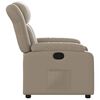 vidaXL Sillón reclinable de cuero sintético color capuchino
