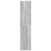 vidaXL Estantería de madera de ingeniería gris Sonoma 60x24x109 cm