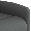 vidaXL Sill&oacute;n de masaje reclinable de tela gris oscuro