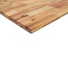vidaXL Estante flotante 3 uds madera acacia acabado aceite 160x30x4 cm