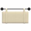 vidaXL Cabecera Colgante Liso Crema 100 x 55 x 5 cm tela