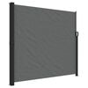 vidaXL Toldo lateral retr&aacute;ctil gris antracita 180x500 cm