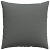 vidaXL Cojines de sofá 2 pcs Gris oscuro 80 x 80 cm tela