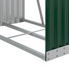 vidaXL Le&ntilde;ero de acero galvanizado verde 80x45x190 cm