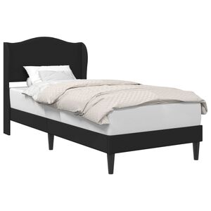 vidaXL Estructura de cama Negro 80 x 200 cm Cuero sint&eacute;tico