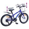 vidaXL Bicicleta Infantil 24 Pulgadas 6-Speed para 8-12 a&ntilde;os