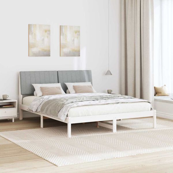 vidaXL Estructura de cama 150 x 200 cm Madera de pino macizo