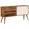 vidaXL Aparador de madera maciza de acacia 118x30x66 cm