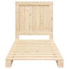 vidaXL Estructura de cama con cabecero madera maciza de pino 90x200 cm