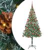 vidaXL &Aacute;rbol de Navidad artificial Verde 180 cm PVC y acero