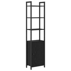 vidaXL Estanter&iacute;a para libros 6 niveles 40 x 24 x 161 cm Roble Negro