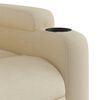 vidaXL Sill&oacute;n reclinable de tela color crema