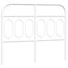 vidaXL Cabecero de repuesto de metal blanco 120 cm