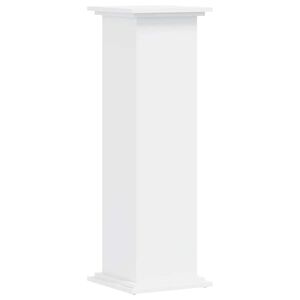 vidaXL Soportes para plantas madera de ingenier&iacute;a blanco 33x33x100 cm