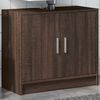 vidaXL Armario de lavabo madera ingenier&iacute;a marr&oacute;n roble 63x29x55 cm