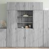vidaXL Armario de madera ingenier&iacute;a gris Sonoma 80x42,5x225 cm