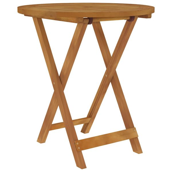vidaXL Comedor de jard&iacute;n plegable 3 piezas madera maciza de acacia