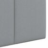 vidaXL Cabecera Colgante Rayado Gris Claro 170 x 55 x 5 cm tela
