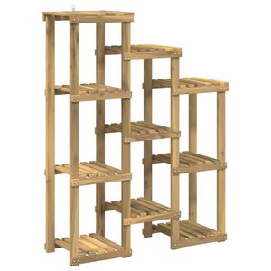 vidaXL Soporte de plantas Blanco 85 x 30 x 114,5 cm