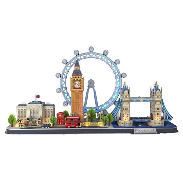 Cubic Fun Puzzle 3D con LED London 186 piezas