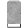 vidaXL Mueble de lavabo madera de ingenier&iacute;a gris hormig&oacute;n 80x33x60 cm