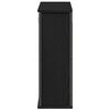 vidaXL Mueble de ba&ntilde;o de pared con espejo roble negro 60x21x60 cm
