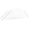 vidaXL Invernadero con estructura de acero blanco 10 m² 5x2x2,3 m
