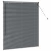 vidaXL Persianas venecianas Manual Gris oscuro 130 x 120 cm Aluminio