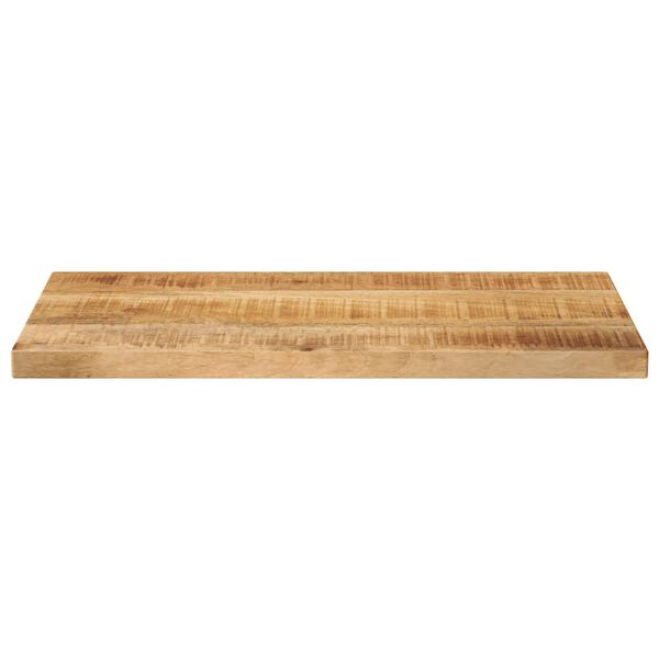 vidaXL Tablero mesa rectangular madera maciza mango rugosa 40x20x3,8cm