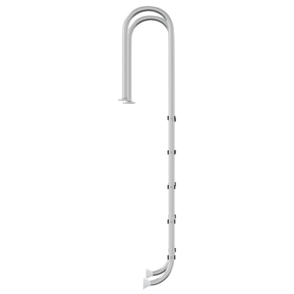 vidaXL Escalera para piscina acero inoxidable 304 54x38x211 cm