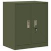 vidaXL Armario de almacenamiento Verde Oliva 60 x 40 x 70 cm Acero
