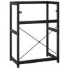 vidaXL Estructura de lavabo de hierro negro 59x38x83 cm