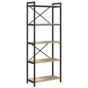 vidaXL Estante de libros 60 x 30 x 155 cm Madera de ingenier&iacute;a