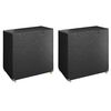 vidaXL Fundas para banco balanc&iacute;n 2 uds 8 ojales PE 125x90x135/165cm