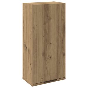 vidaXL Armario de ba&ntilde;o de pared roble artisan 32x20x67 cm